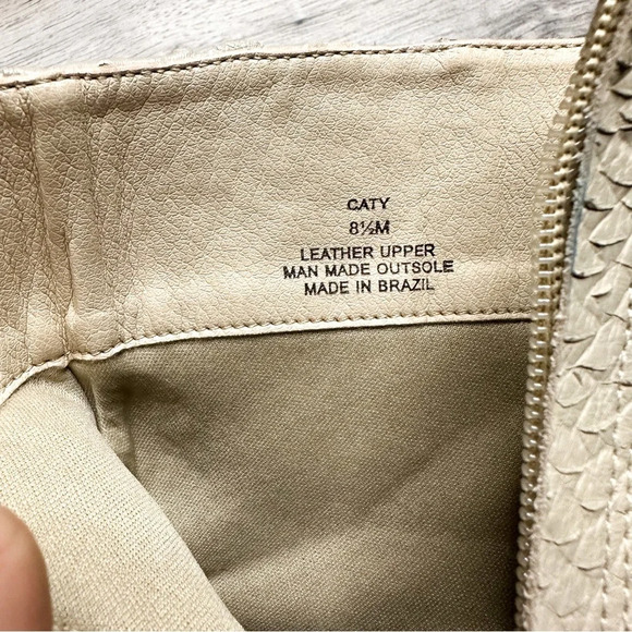 Matisse Caty Ankle Boot - Ivory Snake - Picture 13 of 13